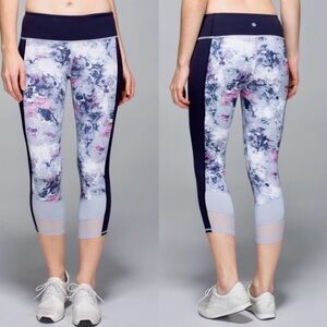 Lululemon Athletica Floral Print Capris
